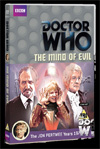 DOCTOR WHO THE MIND OF EVIL DVD sleeve from BBC CONSUMER PRODUCTS 2013
