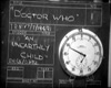 DOCTOR WHO - AN UNEARTHLY CHILD - 1963 STUDIO CLOCK