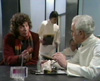 DOCTOR WHO - GENESIS OF THE DALEKS - The Doctor and Harry are interrogated by Ronson
