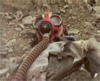DOCTOR WHO - GENESIS OF THE DALEKS - A gas mask in DOCTOR WHO - always a good sign!