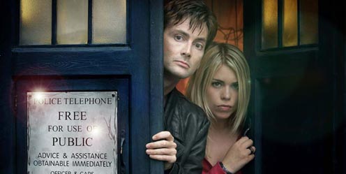 DOCTOR WHO with DAVID TENNANT and BILLIE PIPER