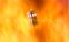 DOCTOR WHO - DAVID TENNANT - SERIES 2 - RISE OF THE CYBERMEN - TARDIS in flight and in trouble