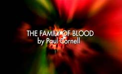 DOCTOR WHO - SERIES 3 - THE FAMILY OF BLOOD - PAUL CORNELL