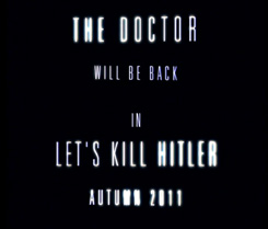 DOCTOR WHO LET'S KILL HITLER