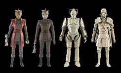 DOCTOR WHO SILURIAN and UNDERHENGE AUTON and CYBERMAN CHARACTER OPTIONS